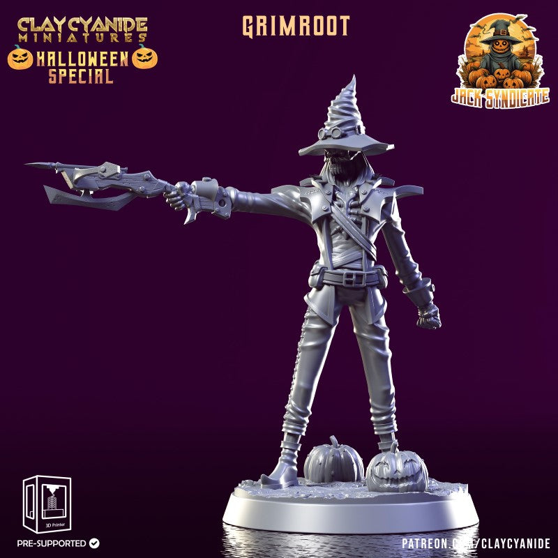 Miniature Grimgroot by Clay Cyanide