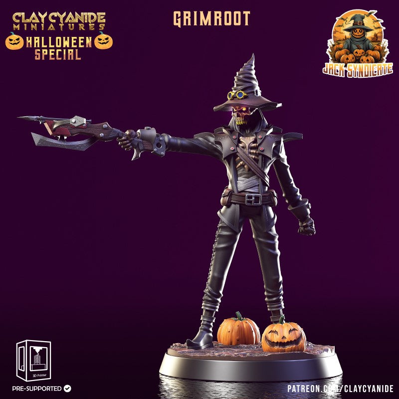 Miniature Grimgroot by Clay Cyanide