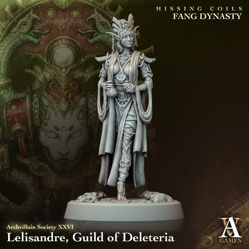 miniature Lelisandre - Guild of Deleteria by Archvillain Games