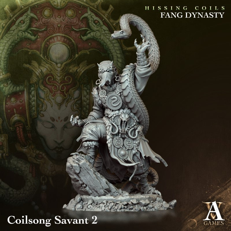 miniature Coilsong Savant by Archvillain Games