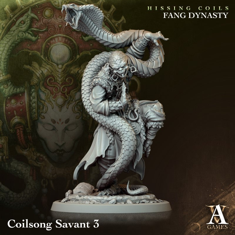 miniature Coilsong Savant by Archvillain Games