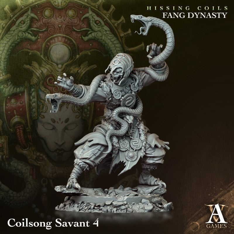 miniature Coilsong Savant by Archvillain Games