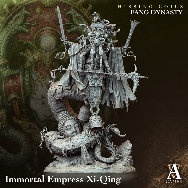 miniature Immortal Empress Xi-Qing by Archvillain Games