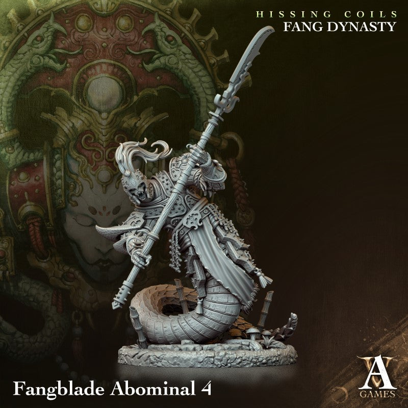 miniature Fangblade Abominal by Archvillain Games