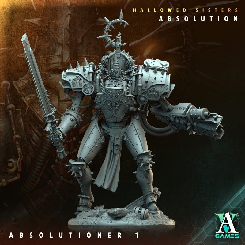 Miniature Absolutioner by Archvillain Games Sci Fi