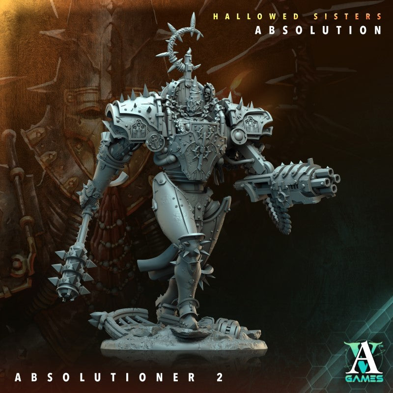 Miniature Absolutioner by Archvillain Games Sci Fi