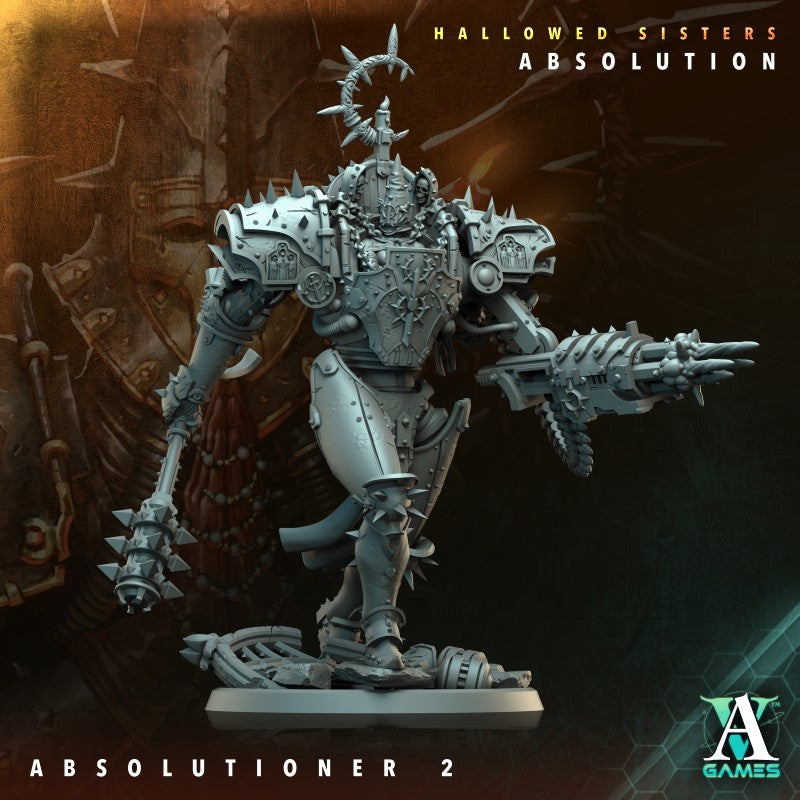 Miniature Absolutioner by Archvillain Games Sci Fi