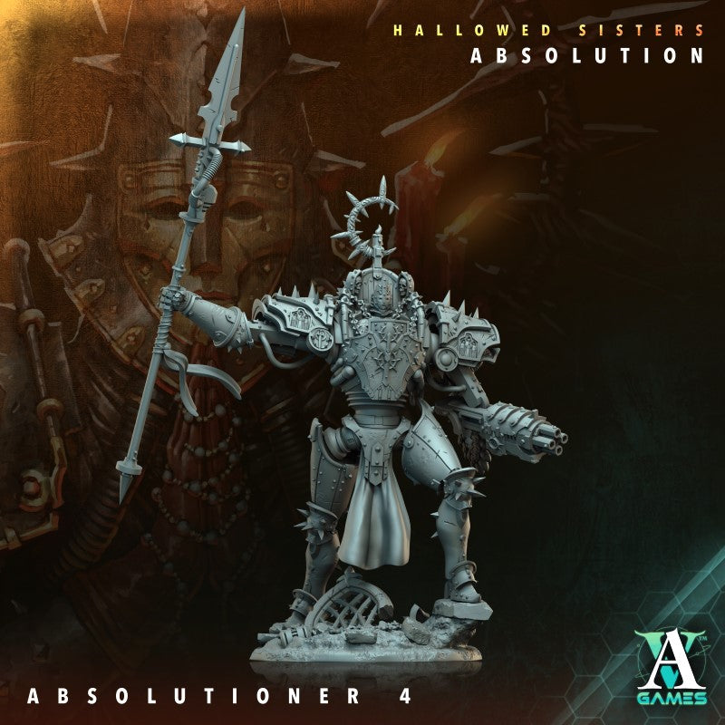 Miniature Absolutioner by Archvillain Games Sci Fi