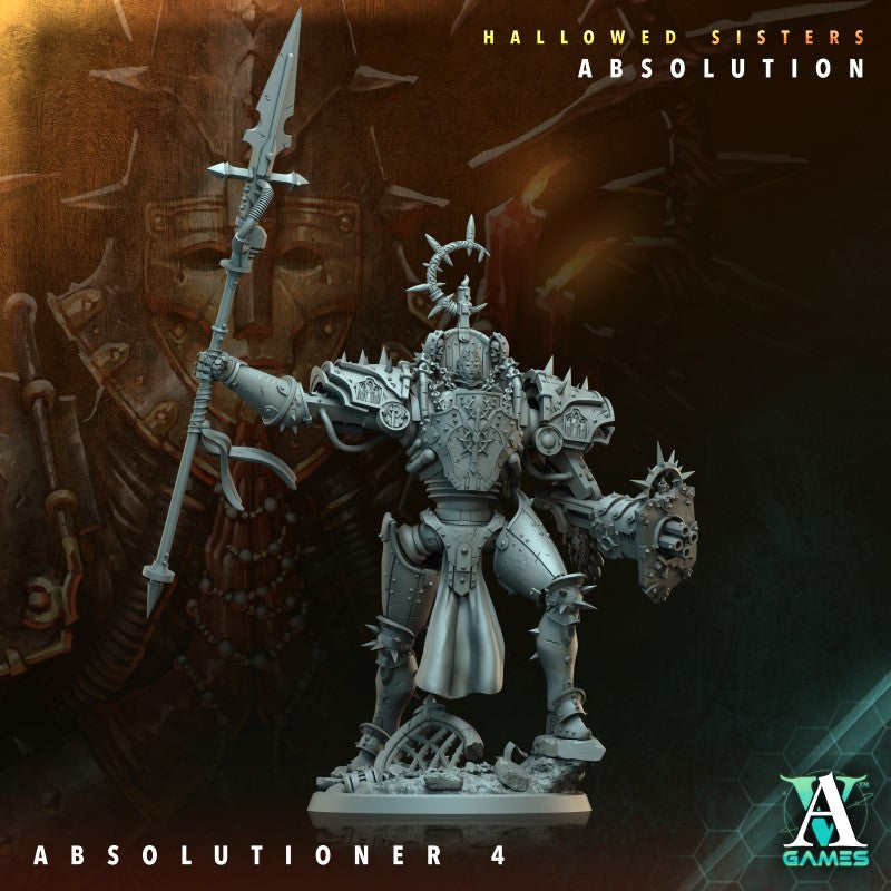 Miniature Absolutioner by Archvillain Games Sci Fi