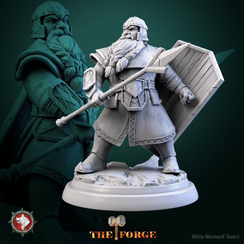 miniature Heavy Armored Dwarves by White Werewolf Tavern