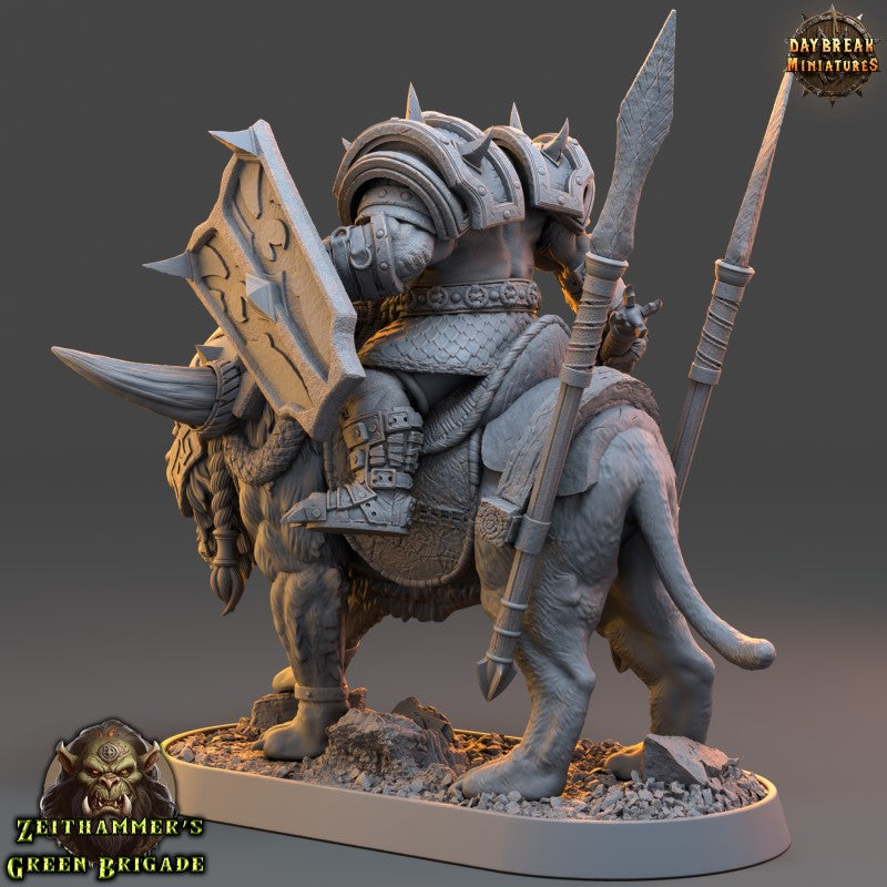 miniature Honzo Juul on Cutter Cat by Daybreak Miniatures