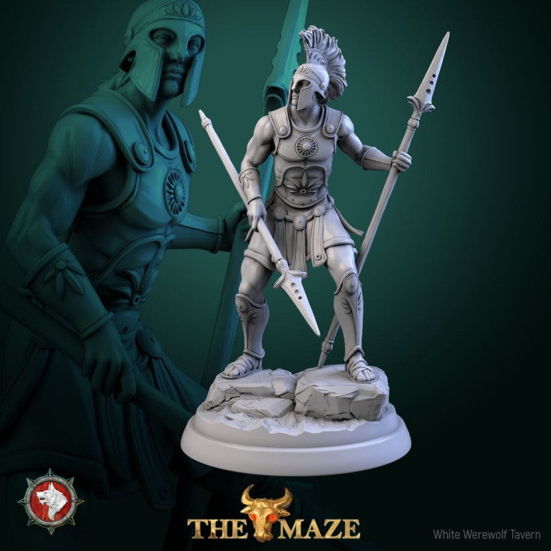 miniature Hoplite by White Werewolf Tavern