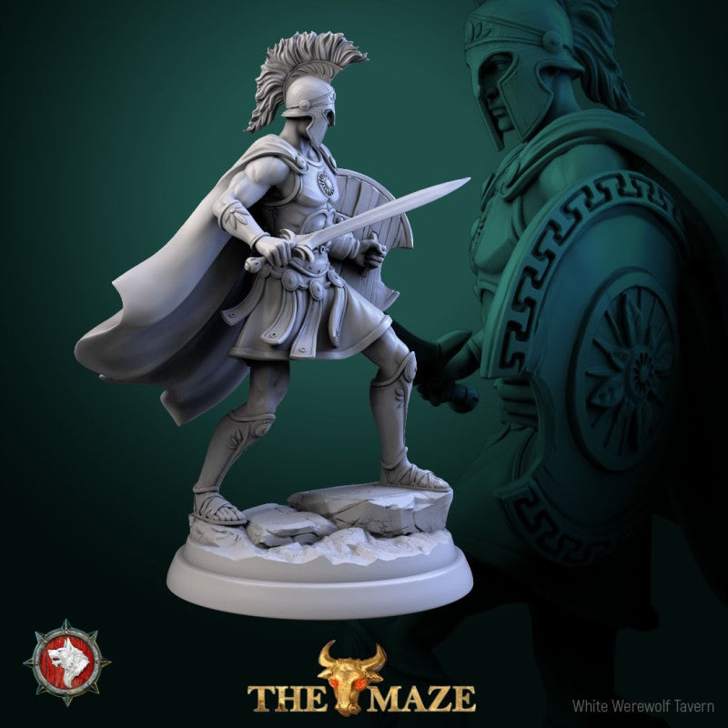 miniature Hoplite by White Werewolf Tavern