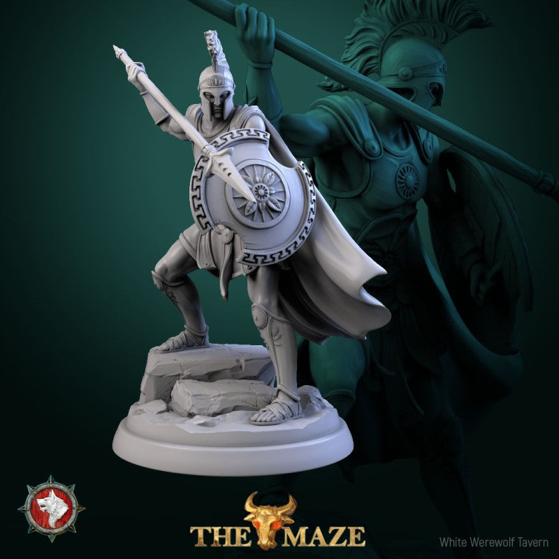 miniature Hoplite by White Werewolf Tavern