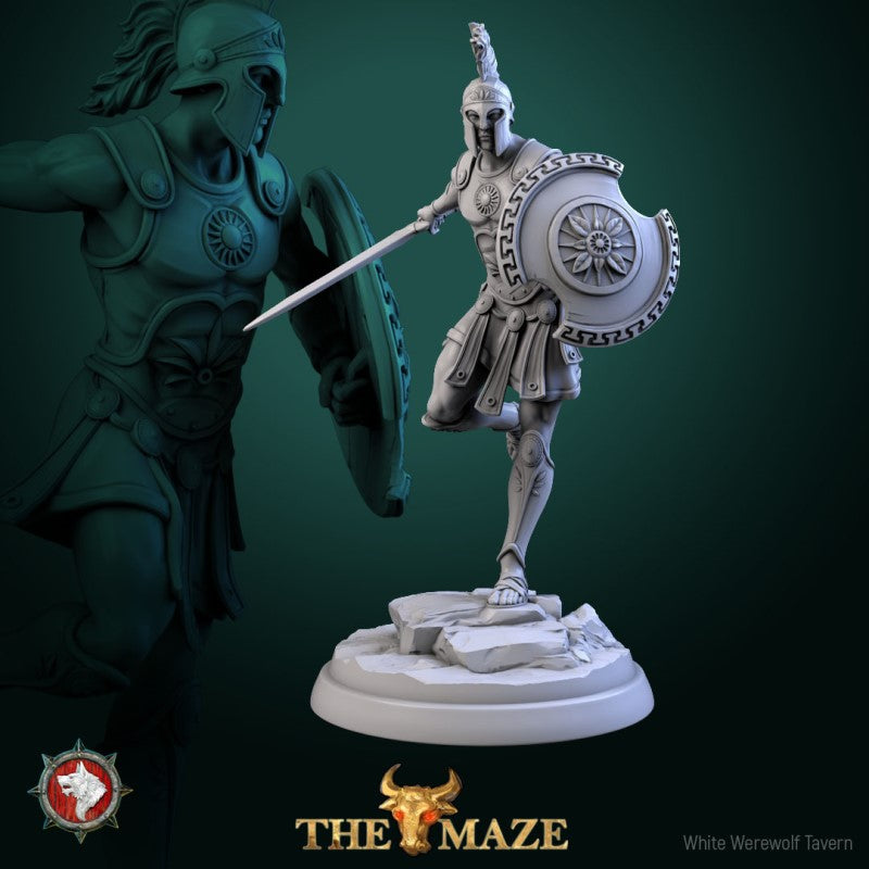 miniature Hoplite by White Werewolf Tavern