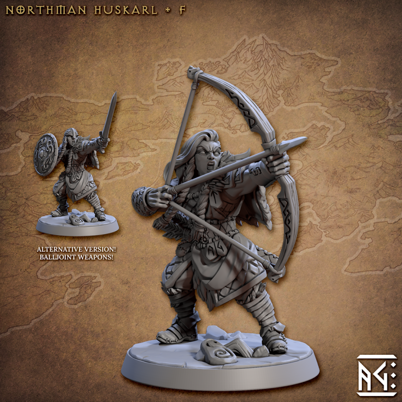 miniature Northmen Huskarls by Artisan Guild