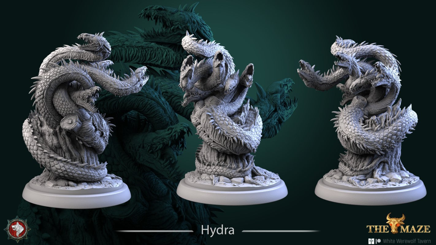 miniature Hydra by White Werewolf Tavern