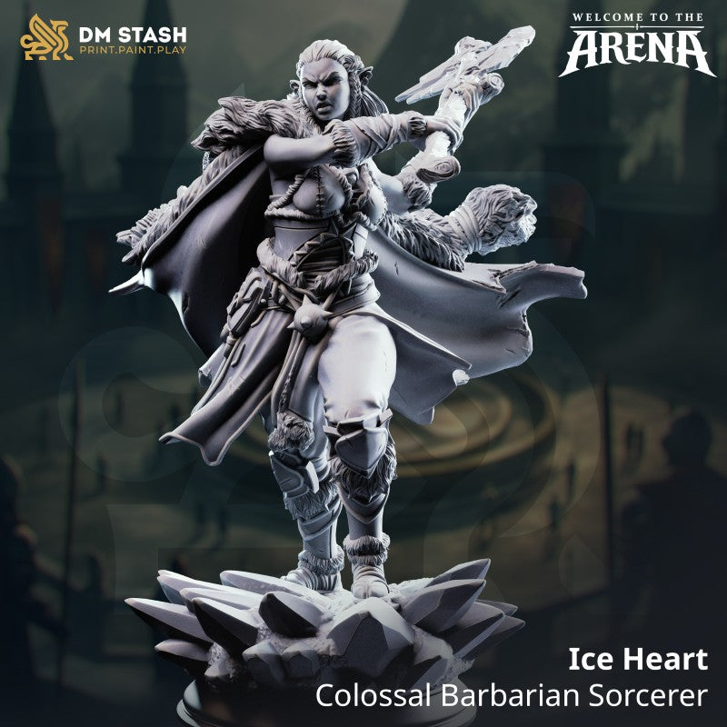 Ice Heart - Colossal Barbarian Sorcerer