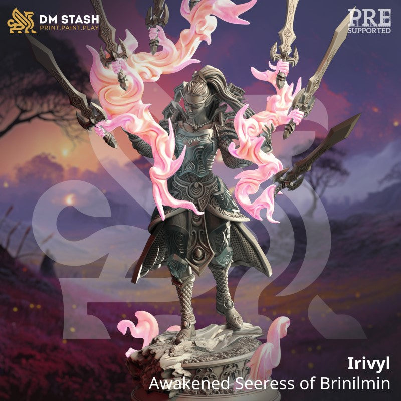 miniature Irivyl - Awakened Seeress of Brinilmin by DM Stash