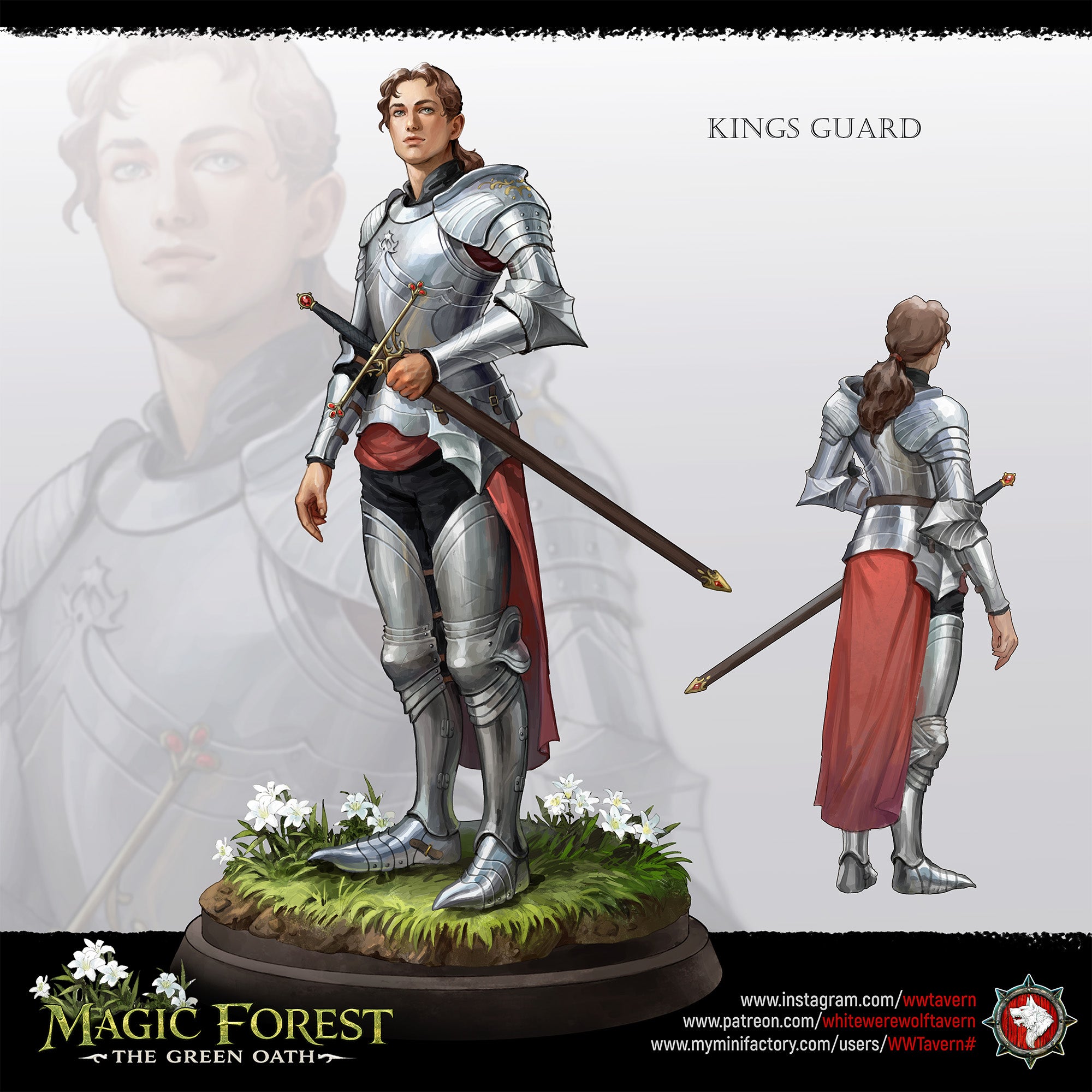 Kings Guard - 75mm Scale