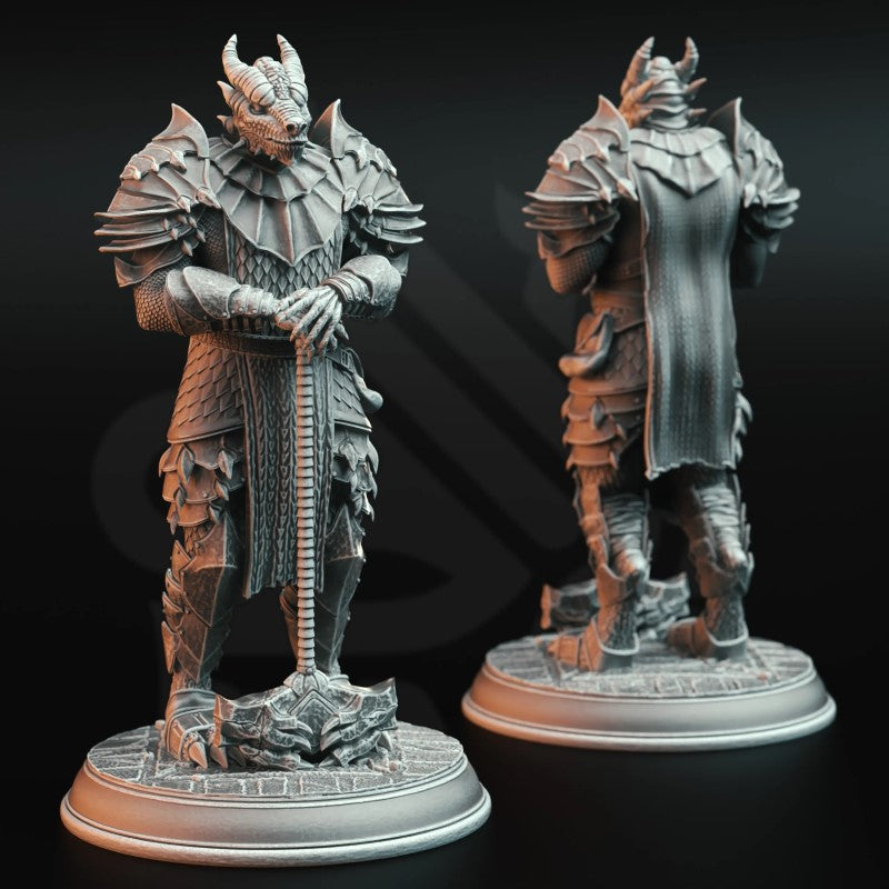 Miniature Knight of the Dragon by DM Stash