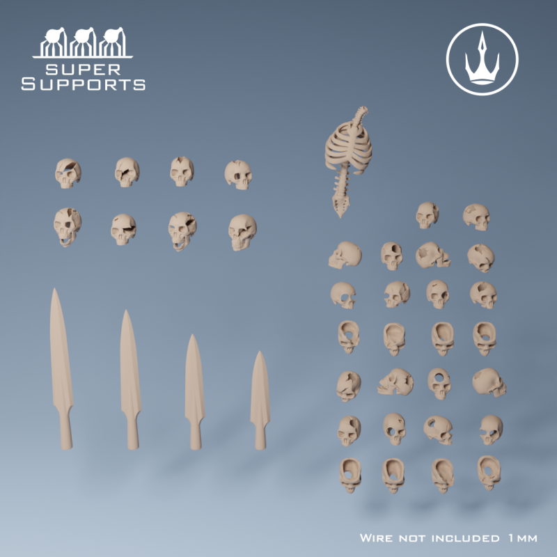 Skull Accessories Spears