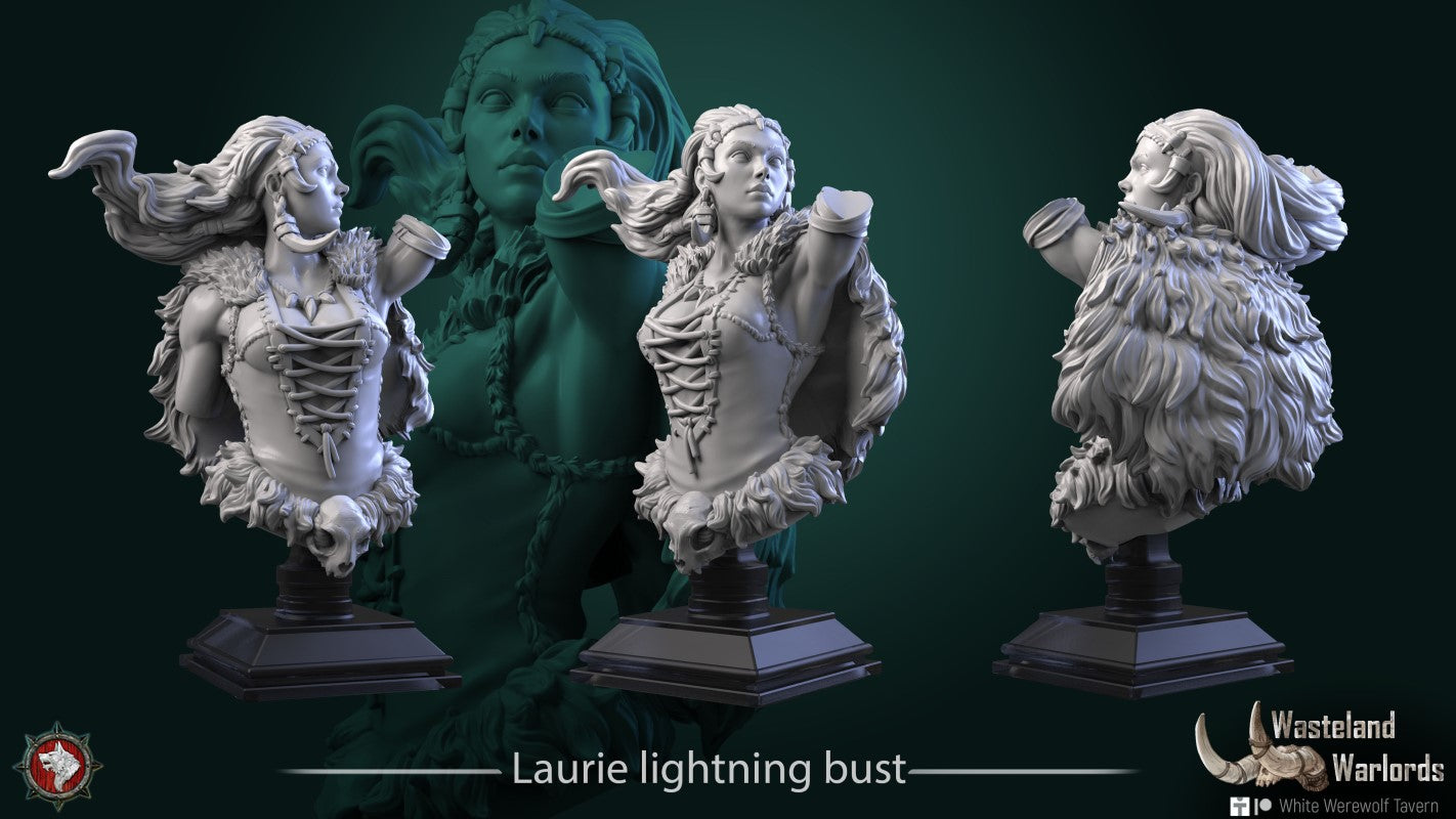 Laurie Lightning Bust