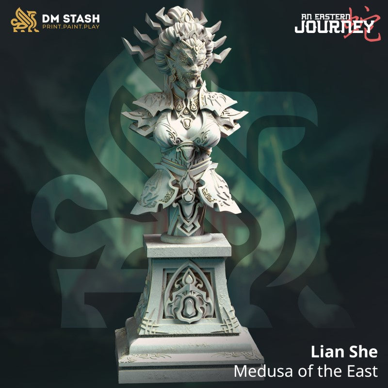 Lian She - Medusa of the East - Bust