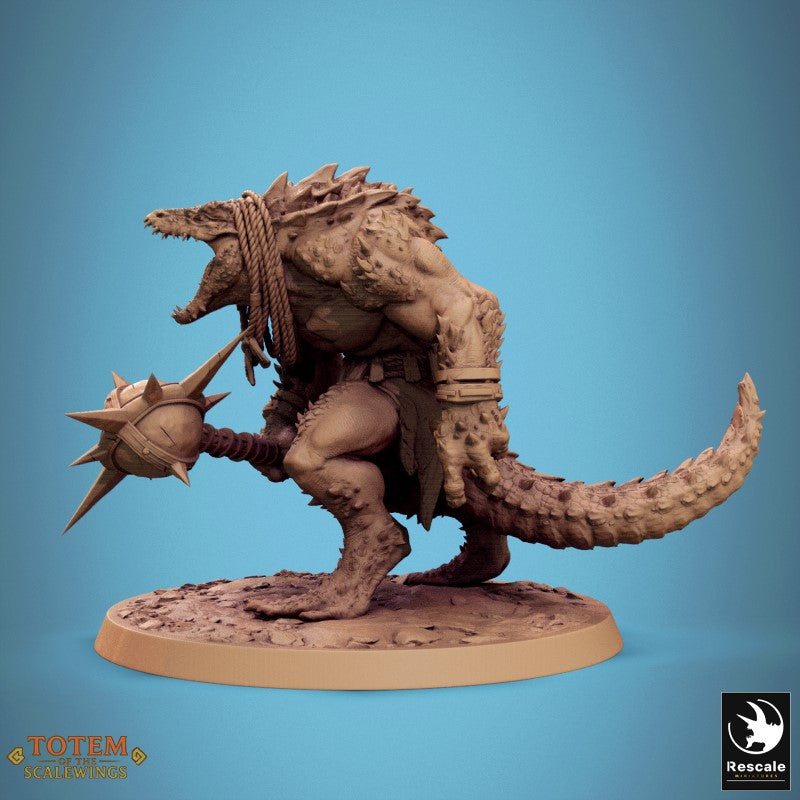 Lizardman Champion Dreadscale - Mace Stand