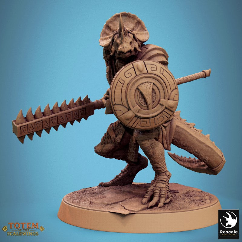 Lizardman Grimscale - Spear Block