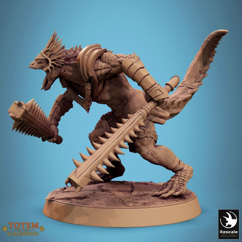 Lizardman Grimscale - Sword Attack