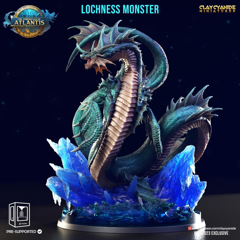 miniature Lochness Monster by Clay Cyanide