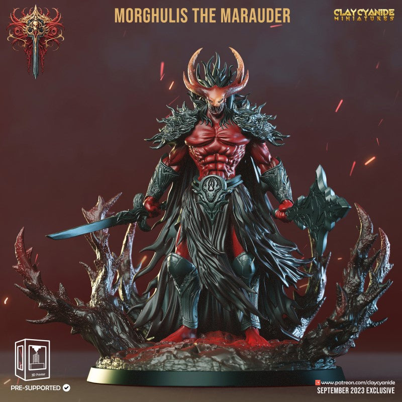 miniature Morghulis the Marauder by Clay Cyanide