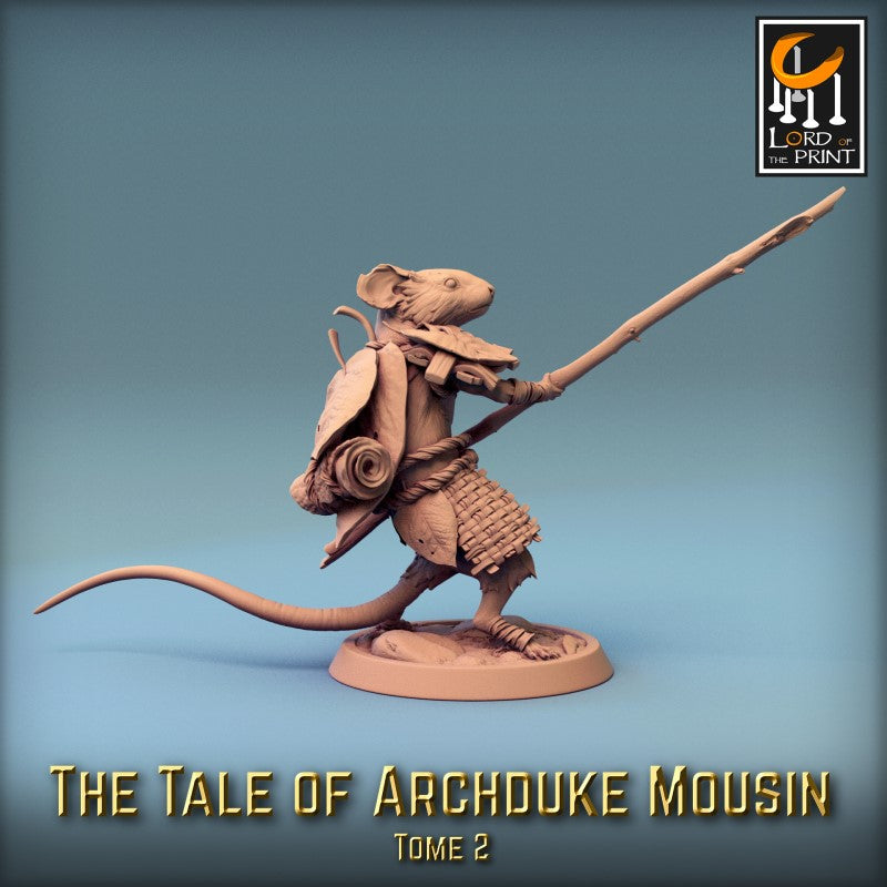 Miniature Mouse Spear by Lord of the Print