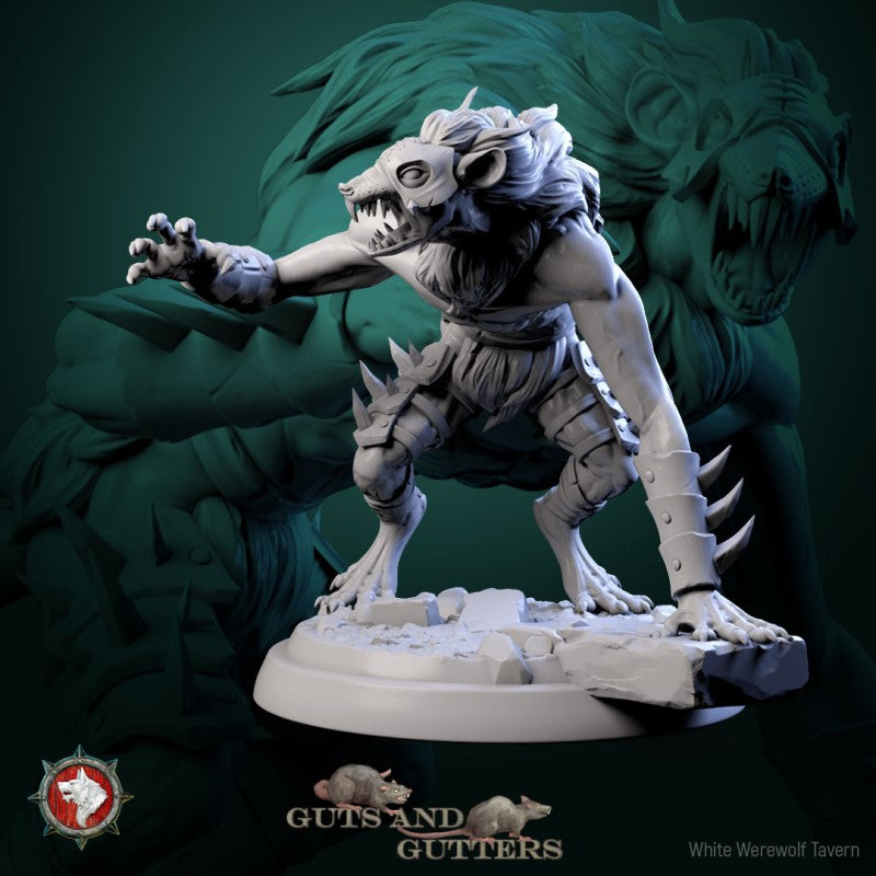 miniature Mutant Rat Mount by White Werewolf Tavern