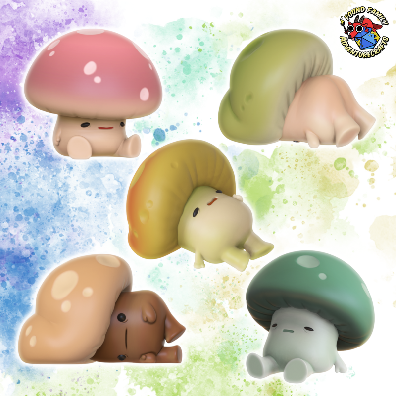 Mushies - Exhausted Little Mushroom Guys