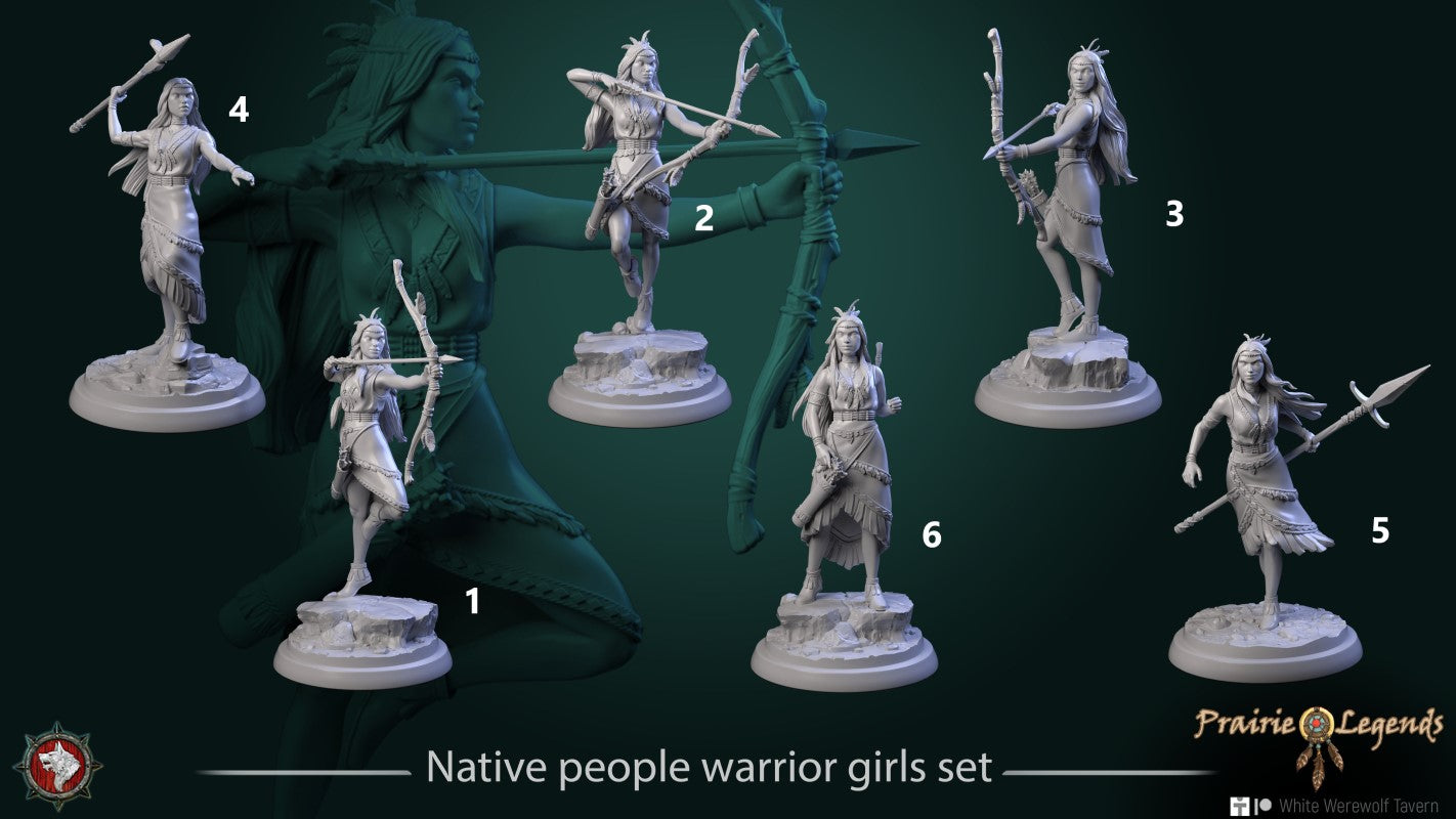 Native People Warrior Set - Female