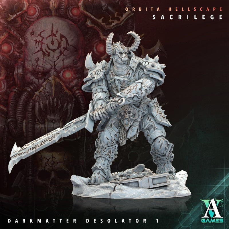 miniature Darkmatter Desolater by Archvillain Games Sci-Fi