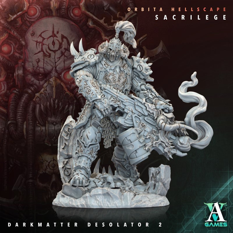 miniature Darkmatter Desolater by Archvillain Games Sci-Fi