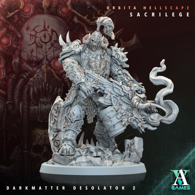 miniature Darkmatter Desolater by Archvillain Games Sci-Fi