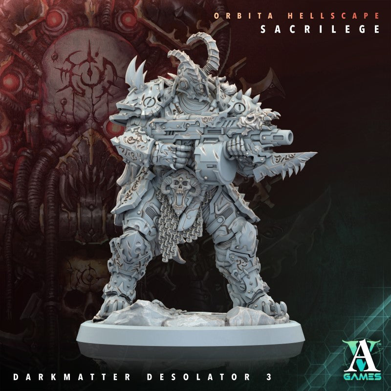 miniature Darkmatter Desolater by Archvillain Games Sci-Fi