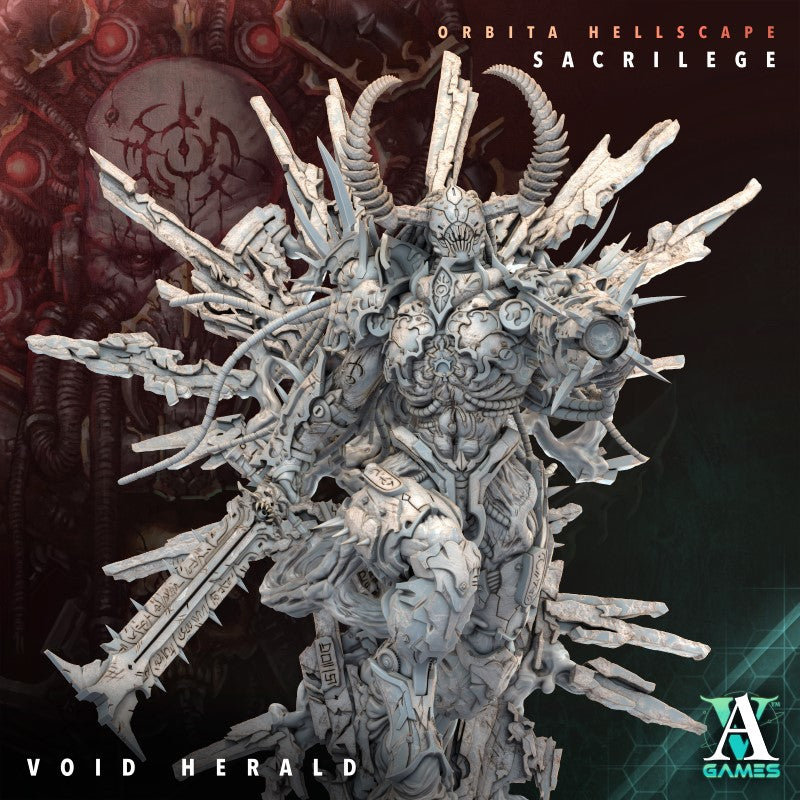 miniature The Void Herald by Archvillain Games Sci-Fi