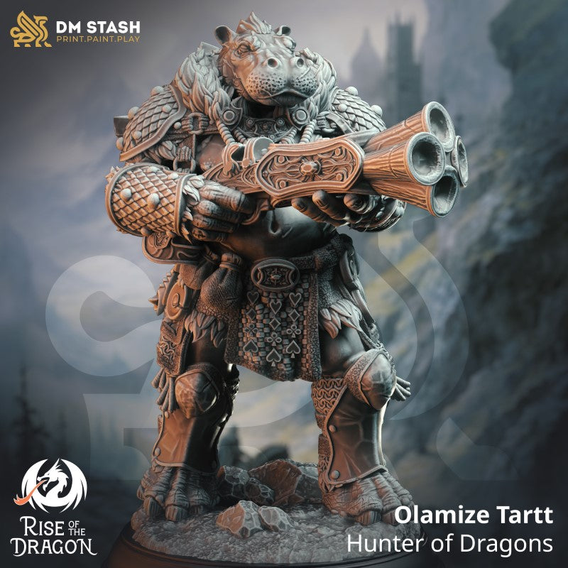 Miniature Olamize Tartt - Hunter of Dragons by DM Stash