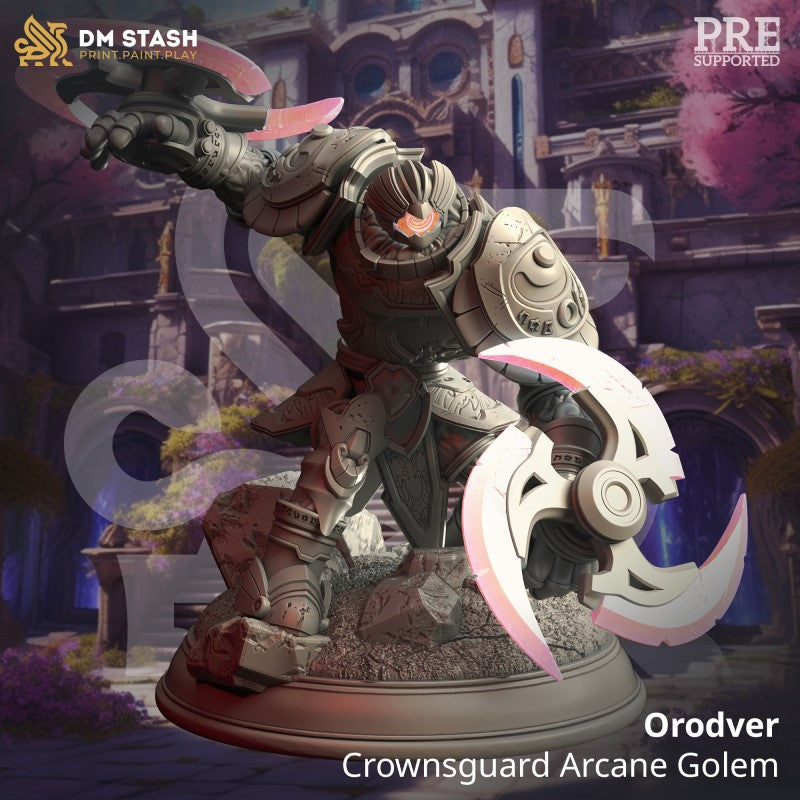 miniature Orodver - Crownsguard Arcane Golem by DM Stash