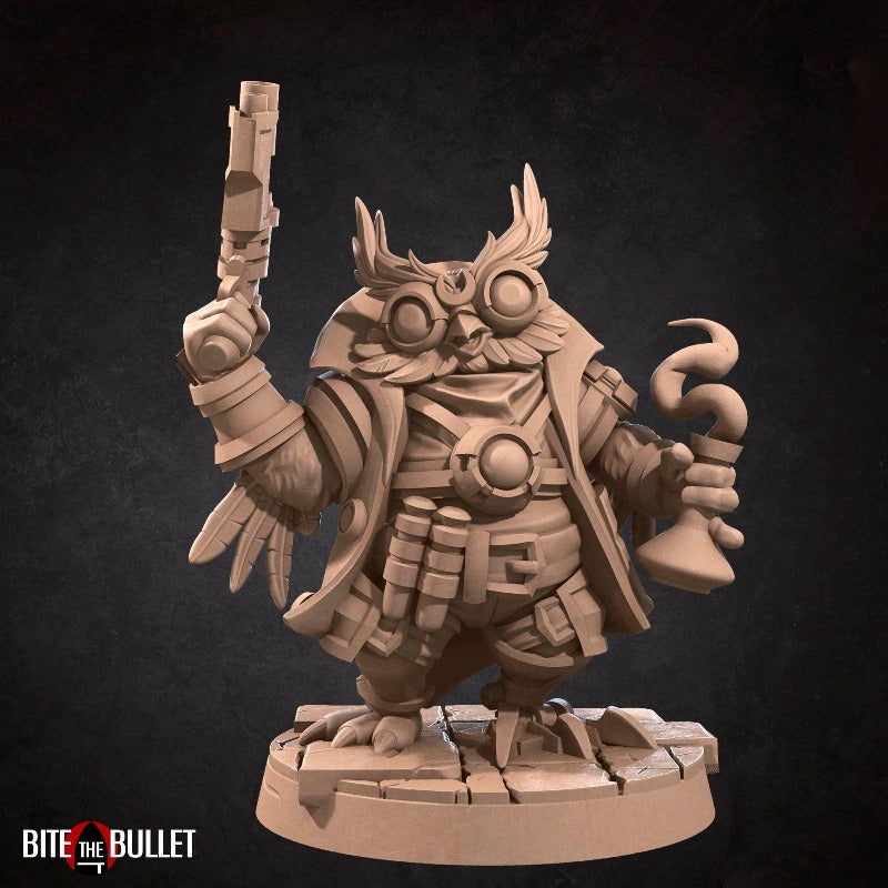 miniature Owl Artificer by Bite the Bullet
