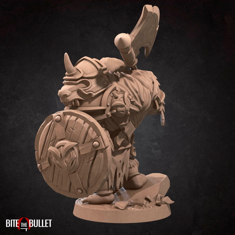 miniature Owl Barbarian by Bite the Bullet