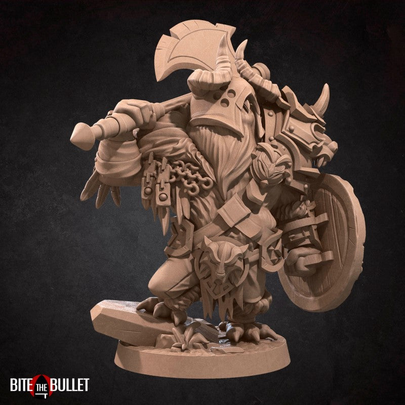 miniature Owl Barbarian by Bite the Bullet