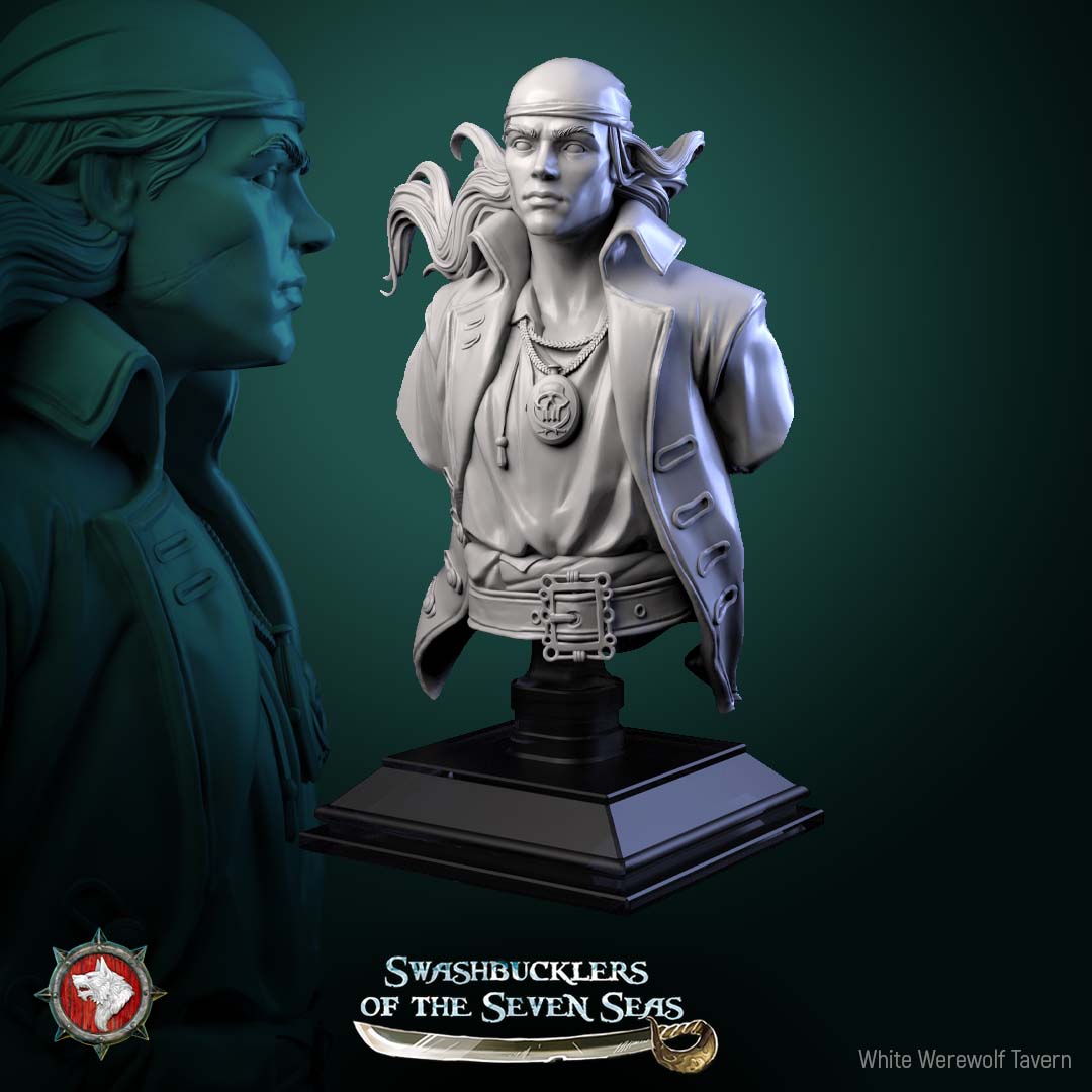 Pirate Deckhand - Bust
