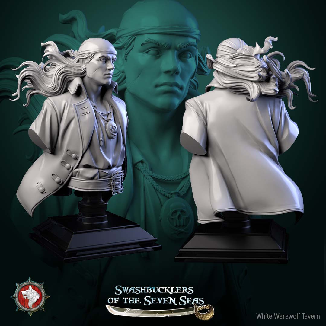 Pirate Deckhand - Bust