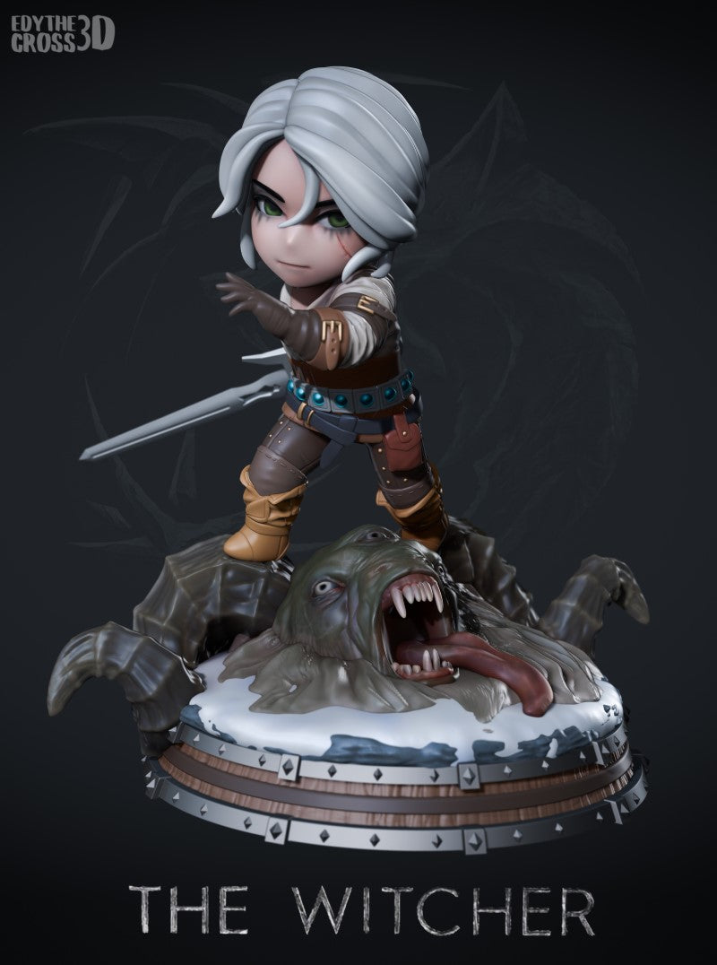 Fanart Chibi Ciri - The Witcher